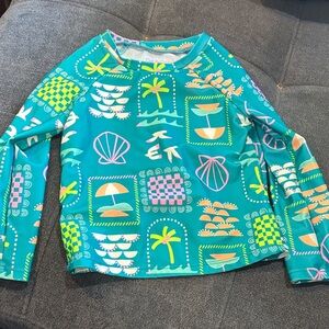 Toddler girls Rash Gaurd